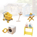 1:12 Mini Dollhouse Washing Machine Vacuum Cleaner Laundry Room Set Play Toys Z3672