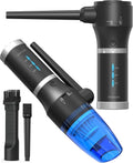 15000mAh Cordless Air Duster & Vacuum 2 in 1, 77000RPM/11000PA, 2 Speeds, Detachable Battery G588030