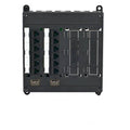 Patch Panel - CAT 6 - RJ-45 X 12 - Black ABS plastic - 12 ports J121