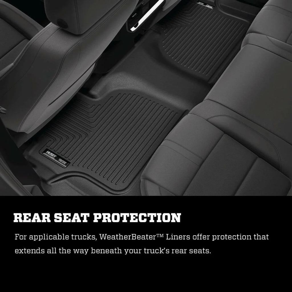 Black Front & 2nd Seat Floor Liners J433