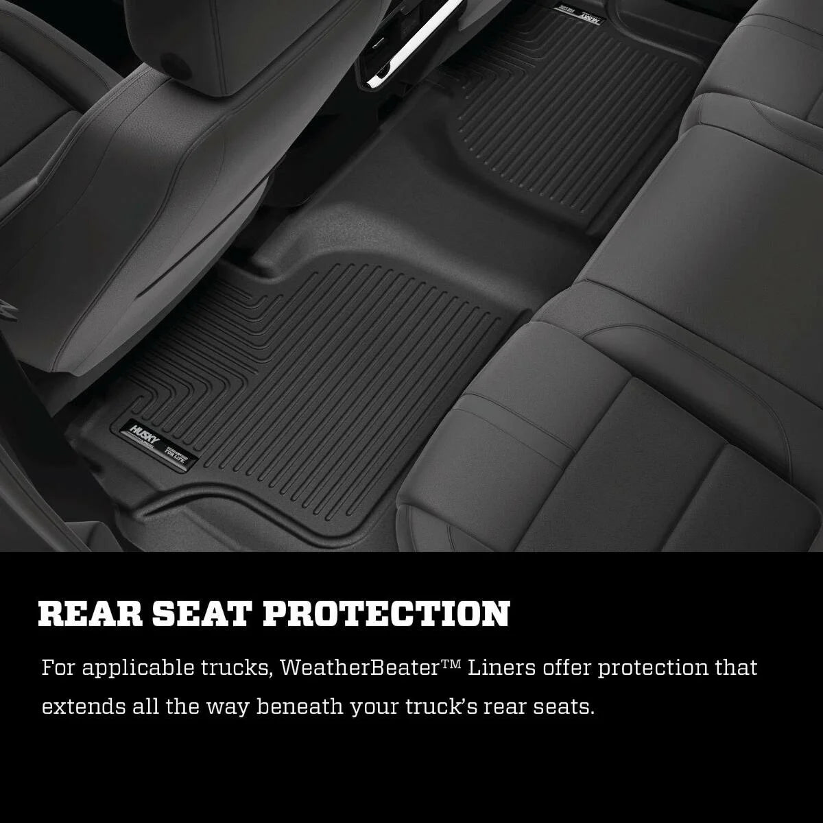 Black Front & 2nd Seat Floor Liners J433