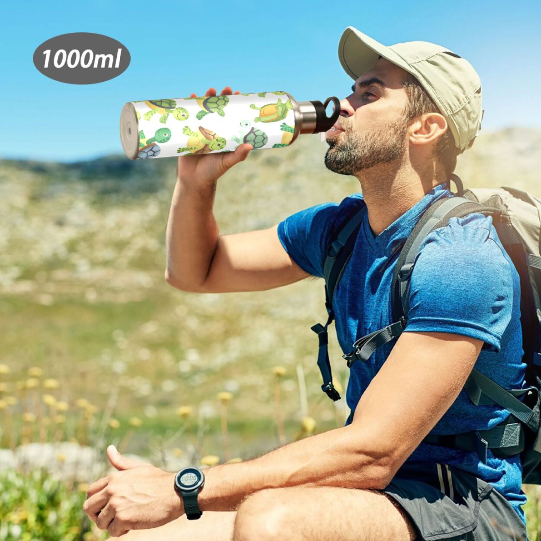 Insulated Stainless Steel Water Bottle with Straw Lid 20 oz G537193