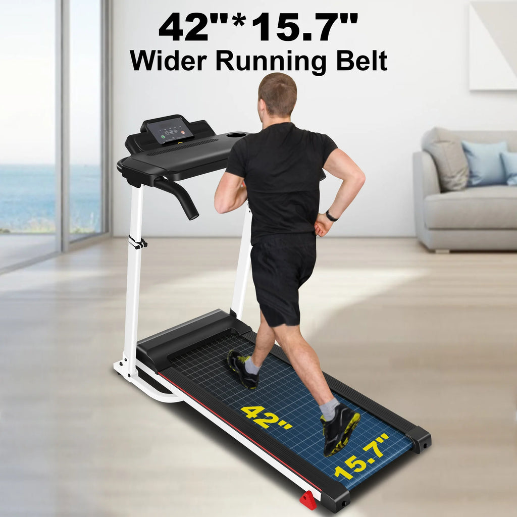 300Lbs Portable Folding Treadmill with Desk K6624