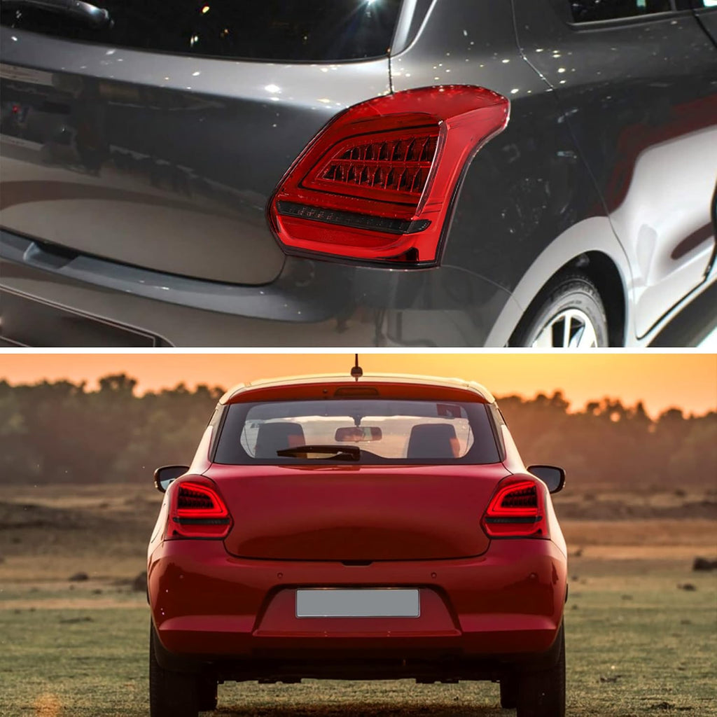 Red Smoke LED Tail Lights for Suzuki Swift L568