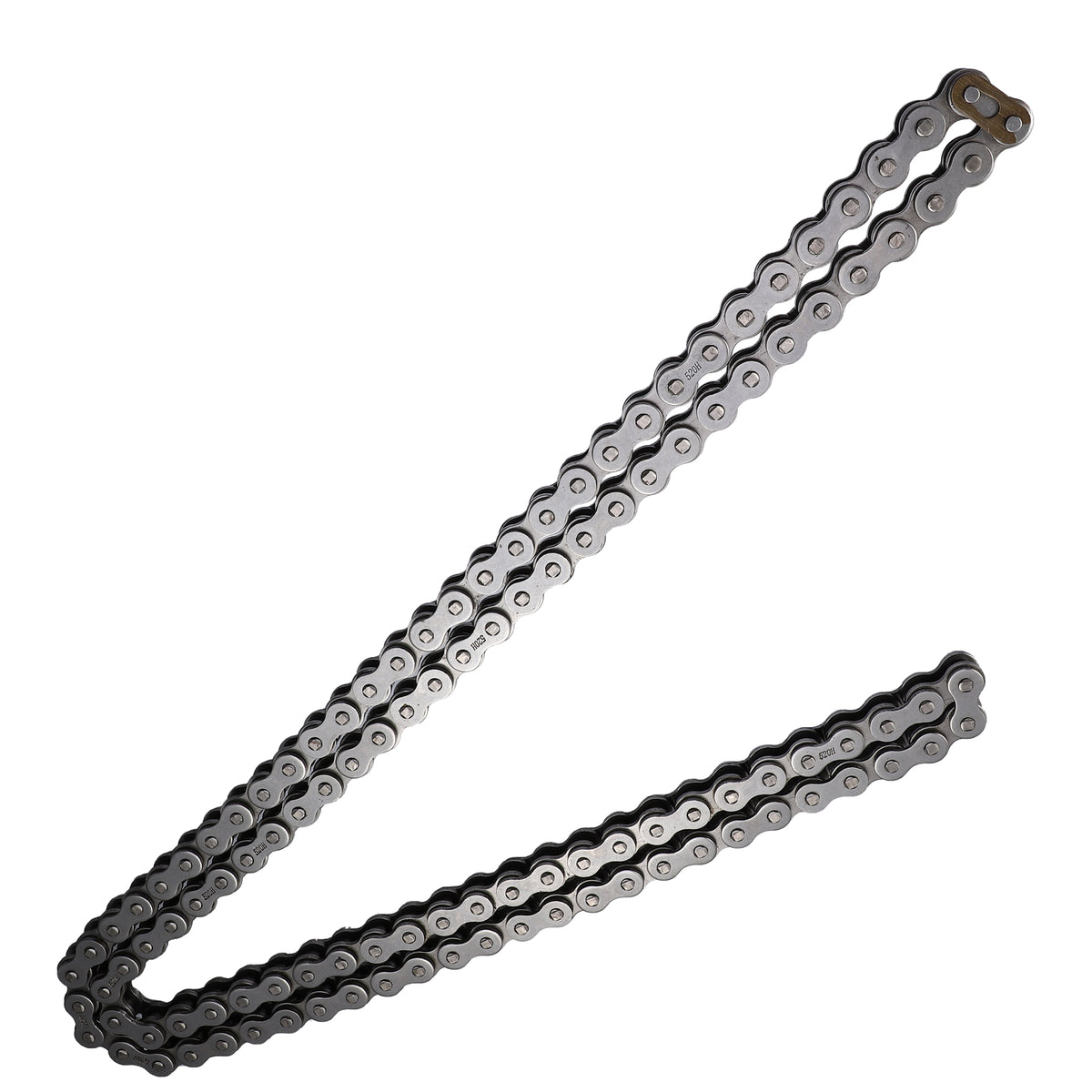 520 Motorcycle Chain 114 Link Non O-Ring with Connecting Master Link M1323