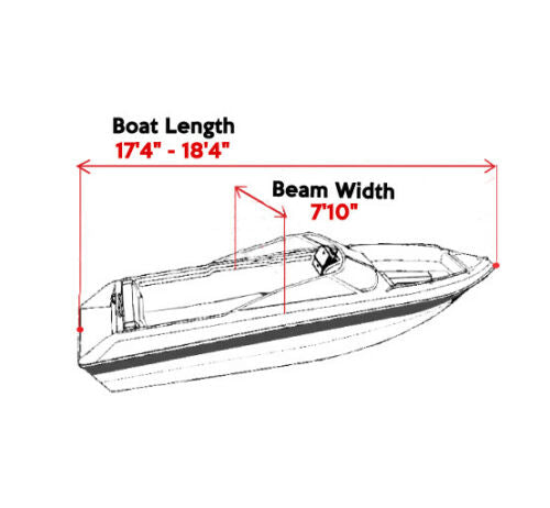 Heavy Duty Water Repellent Boat Cover H131
