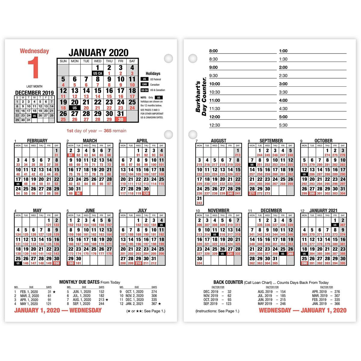 Desk Calendar Refill A767487