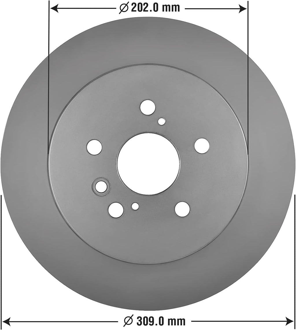 Rear Brake Rotor Pack of 2 J37663