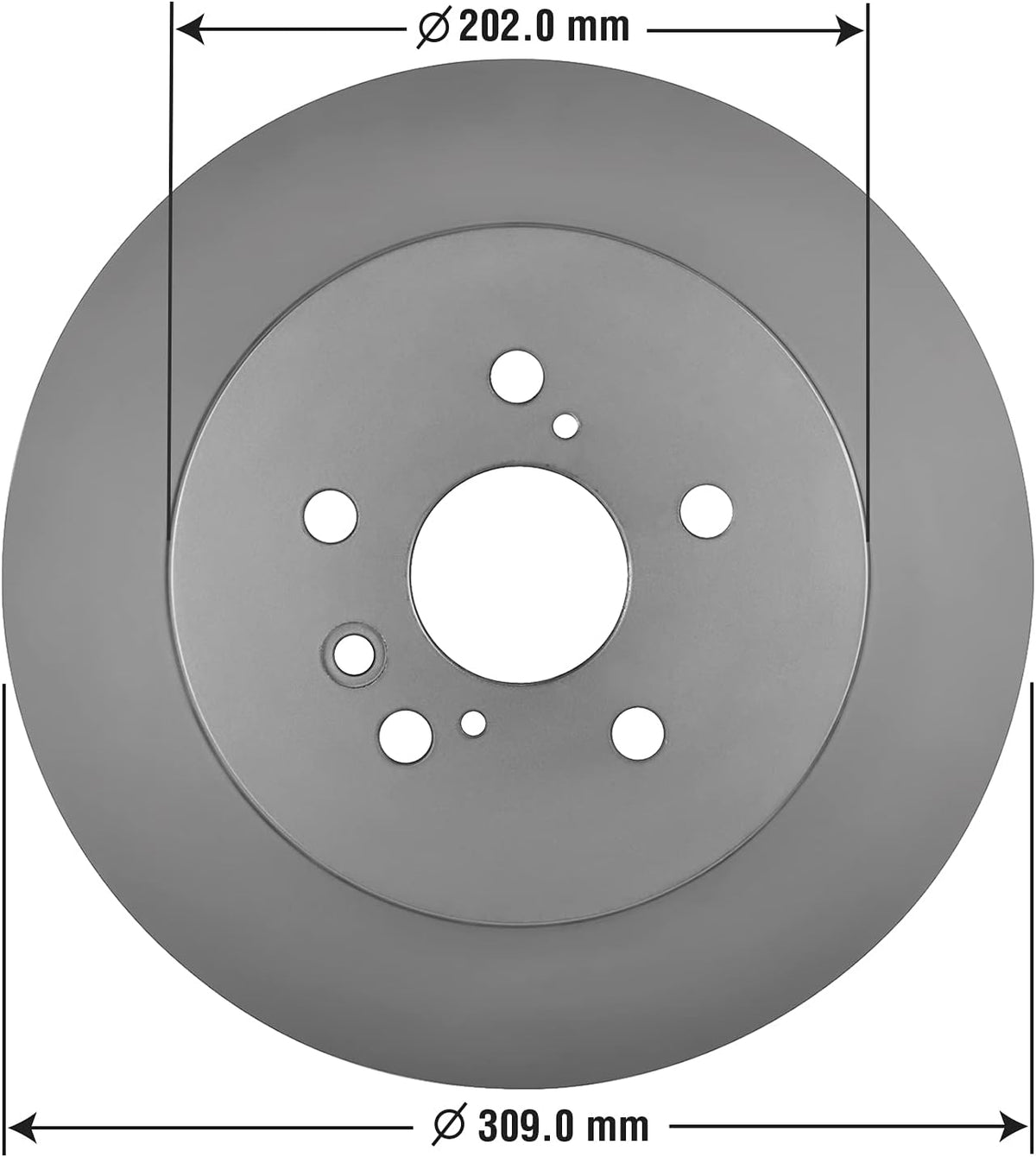 Rear Brake Rotor Pack of 2 J37663