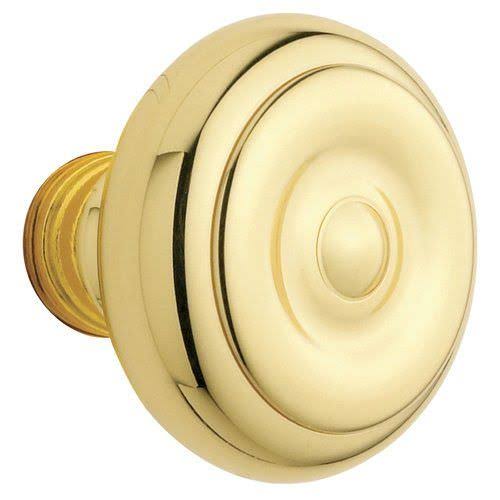 Satin Brass and Black Single Knob K806