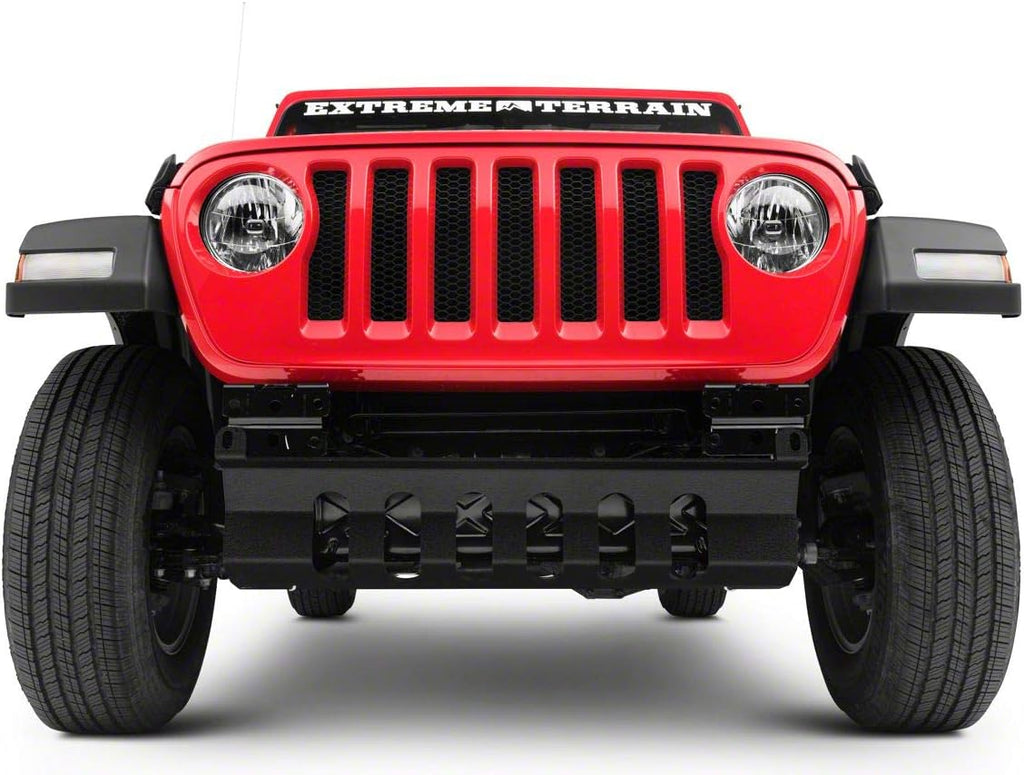 Skid Plate Compatible with Factory Bumpers for Jeep Wrangler JL P23828