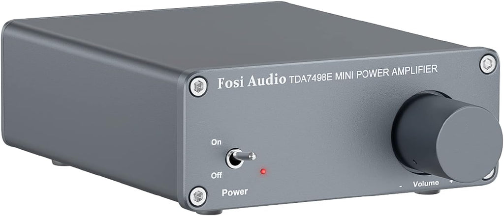 TDA7498E 2 Channel 160W x2 Stereo Audio Amplifier Mini Hi-Fi Class D Integrated Amp with 24V Power Supply Pack of 2 Y496247