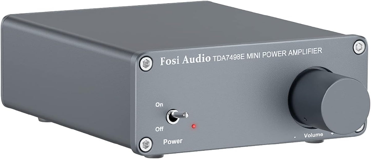 TDA7498E 2 Channel 160W x2 Stereo Audio Amplifier Mini Hi-Fi Class D Integrated Amp with 24V Power Supply Pack of 2 Y496247