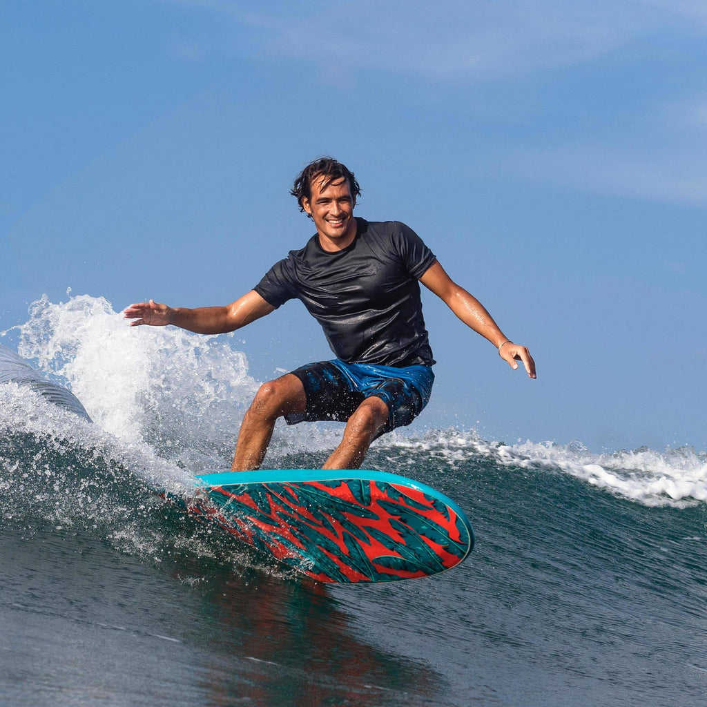 7x22 Foam Surfboard with Leash and 3 Fins X75284