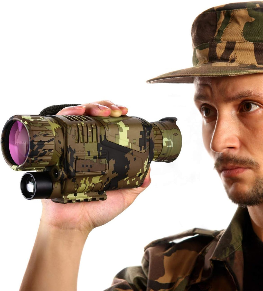 32GB Night Vision Monocular with 32GB Card and 14500 Battery Q56465