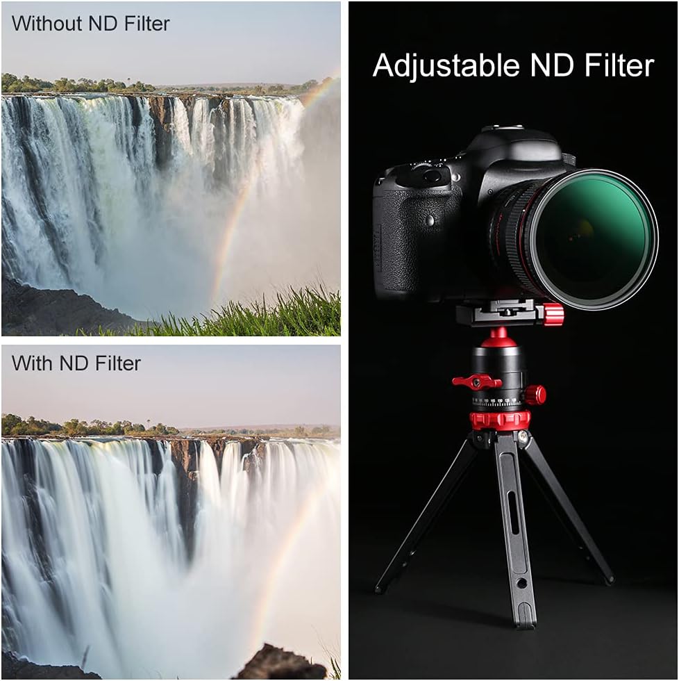 40.5mm Variable ND Filter ND8-ND128 HD Hydrophobic VND Filter E379