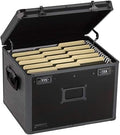Locking File Storage Chest, Tactical Black, Pack of 2 J382
