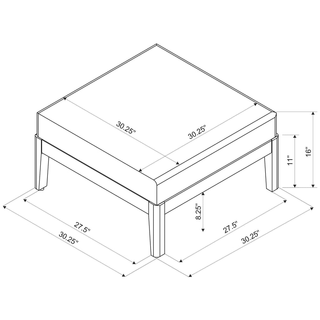 Brown Ottoman L68968