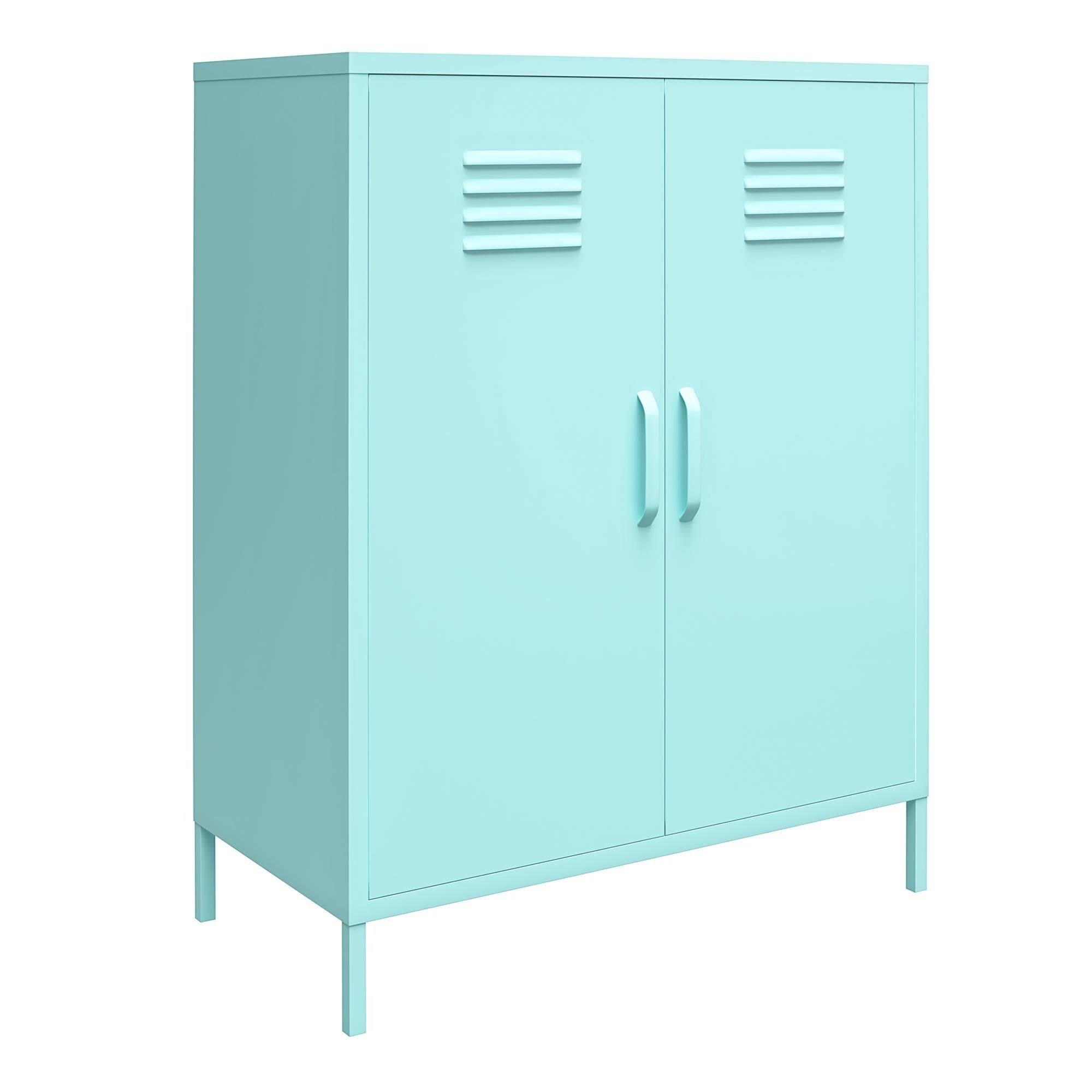 Mint 2 Door Metal Locker Storage Cabinet W148477