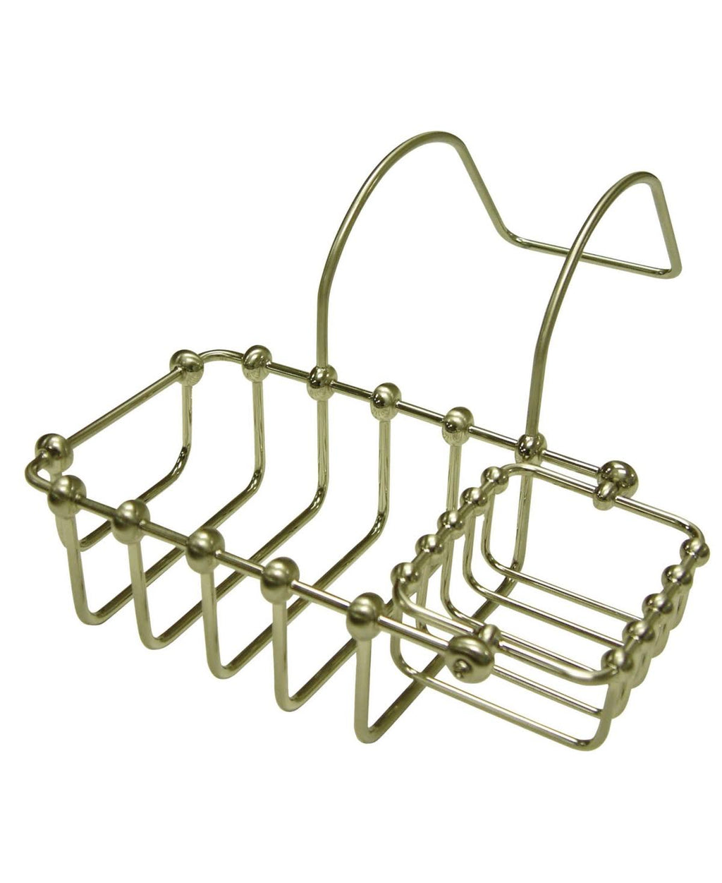 Brushed Nickel Swivel Soap and Sponge Holder R936584