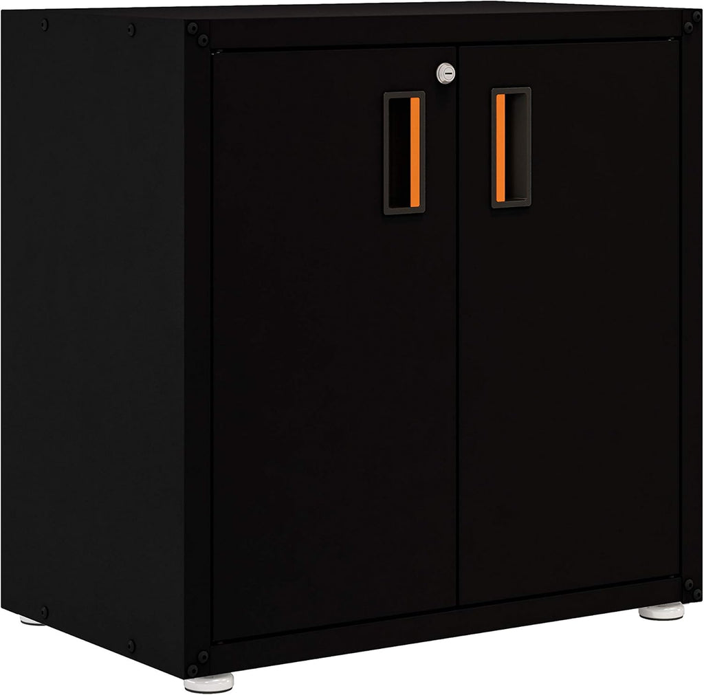 Steel Cabinet with Two Doors (Black) B39669