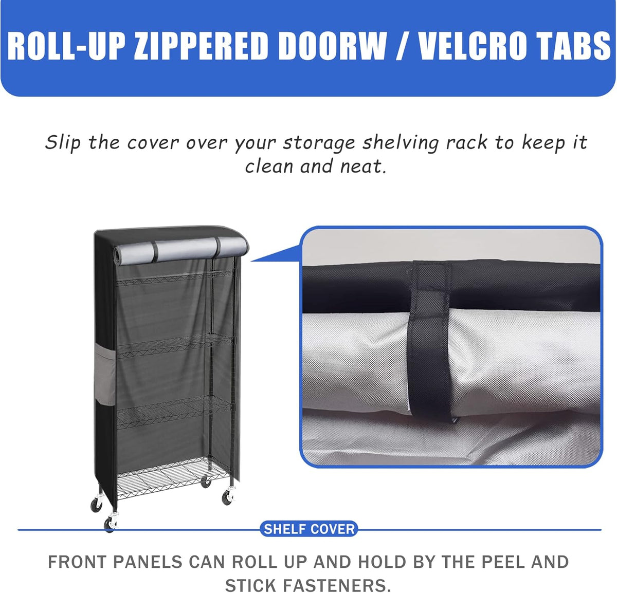 Shelf Cover (24x15x59 Inch) Pack of 2 W26095