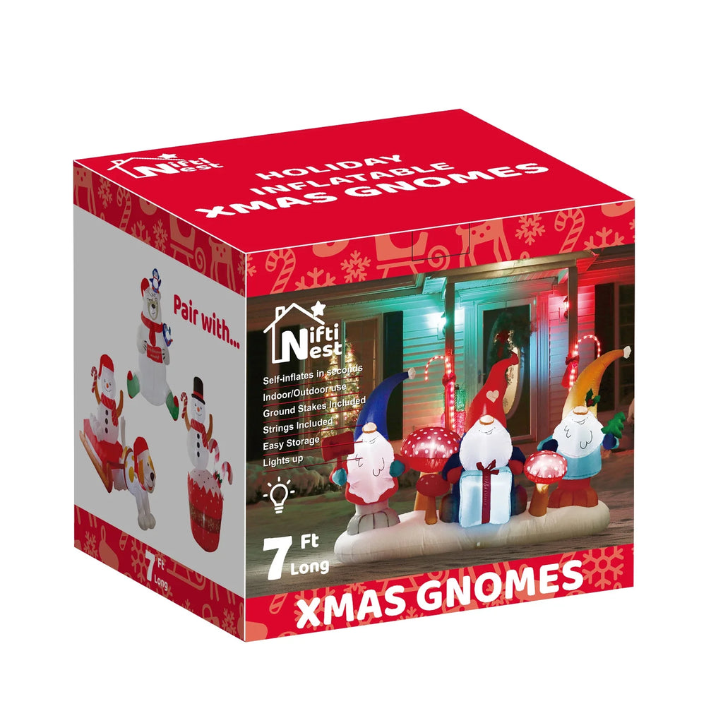 Christmas Inflatable Decorations with LED Lights A393802