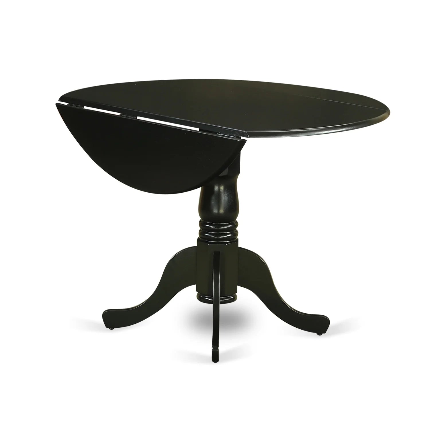 5-piece Wood Dining Set in Black/Dark Gotham Gray E730