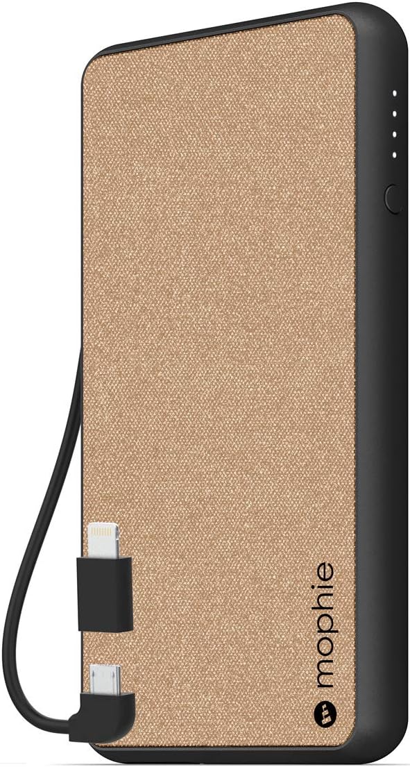 6,000mAh Qi Wireless Charging PowerStation Plus Khaki Pack of 2 Y27661