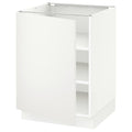 White Base Cabinet with Shelves, 24x24x30 F72310