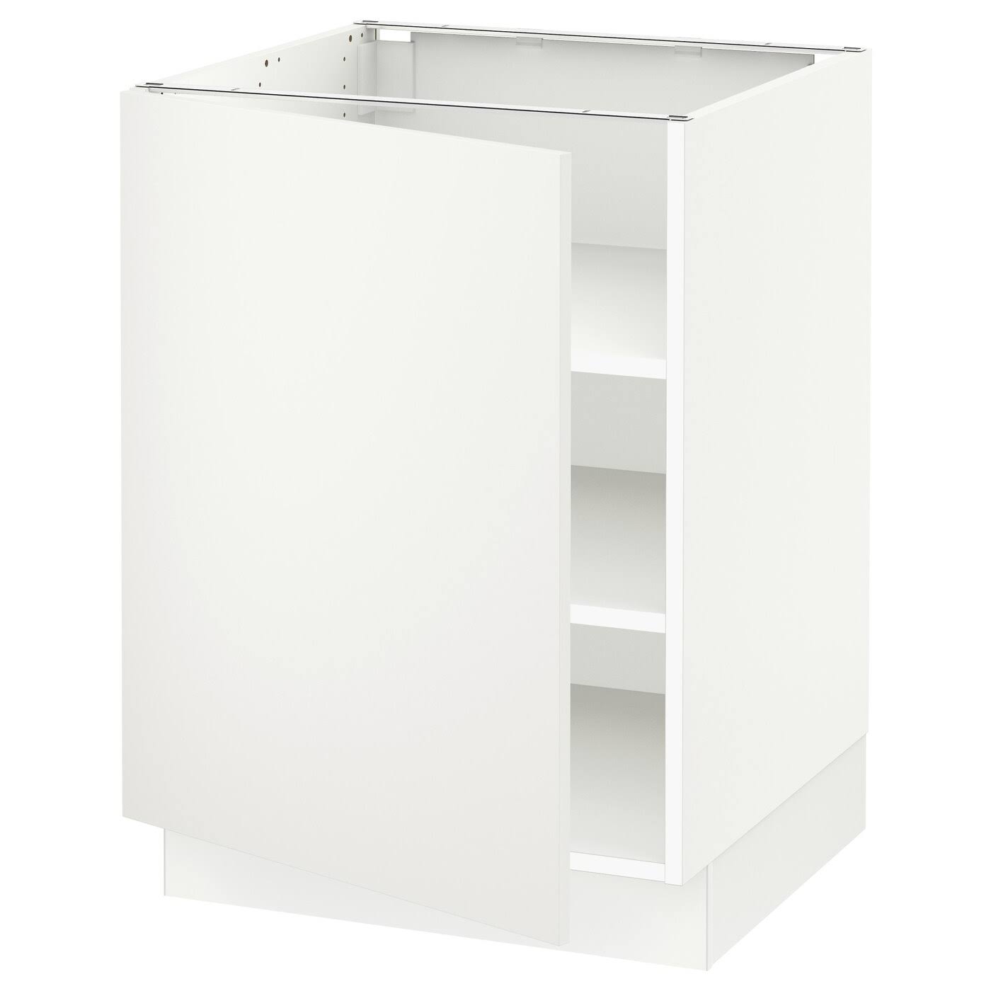 White Base Cabinet with Shelves, 24x24x30 F72310