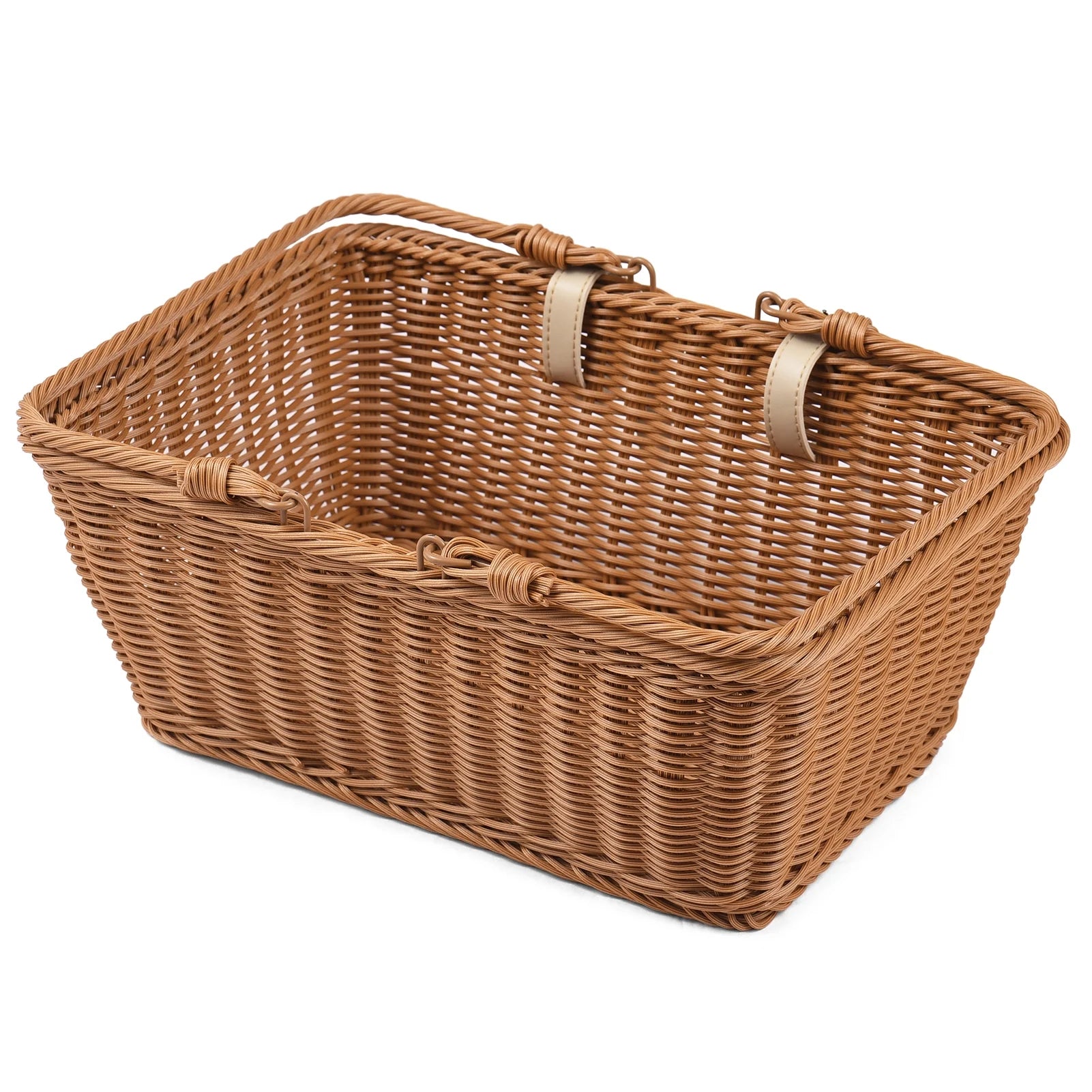 Hand Woven Wicker Bike Basket W3411