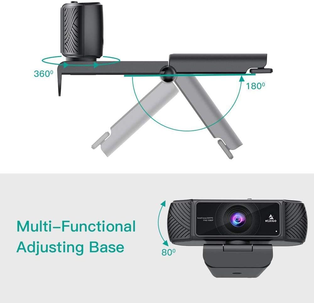1080P AutoFocus USB Webcam with Microphone and Privacy Cover Z9952