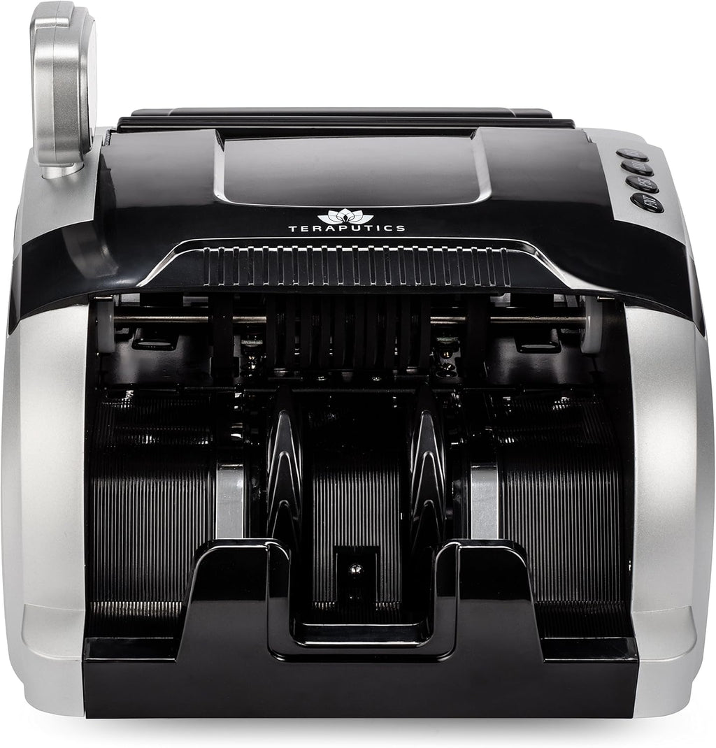 Professional Cash Counting Machine with Fast Count, UV/MG/IR Detection, 1200 Bills Per Minute O41098