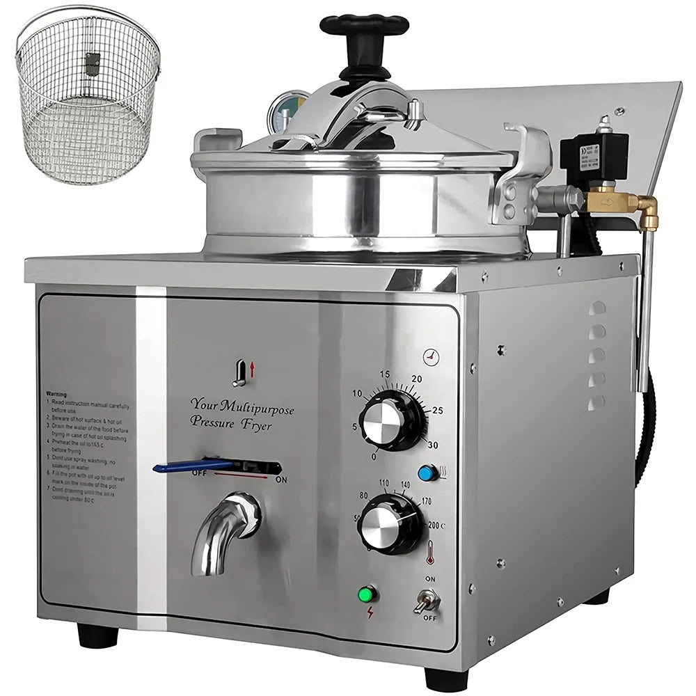 16L Electric High Pressure Stainless Steel Fried Chicken Stove S434