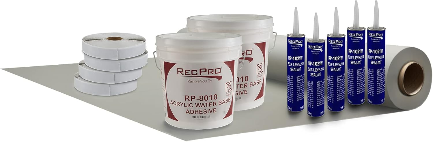35 Foot PVC Rubber Roof Kit B8814