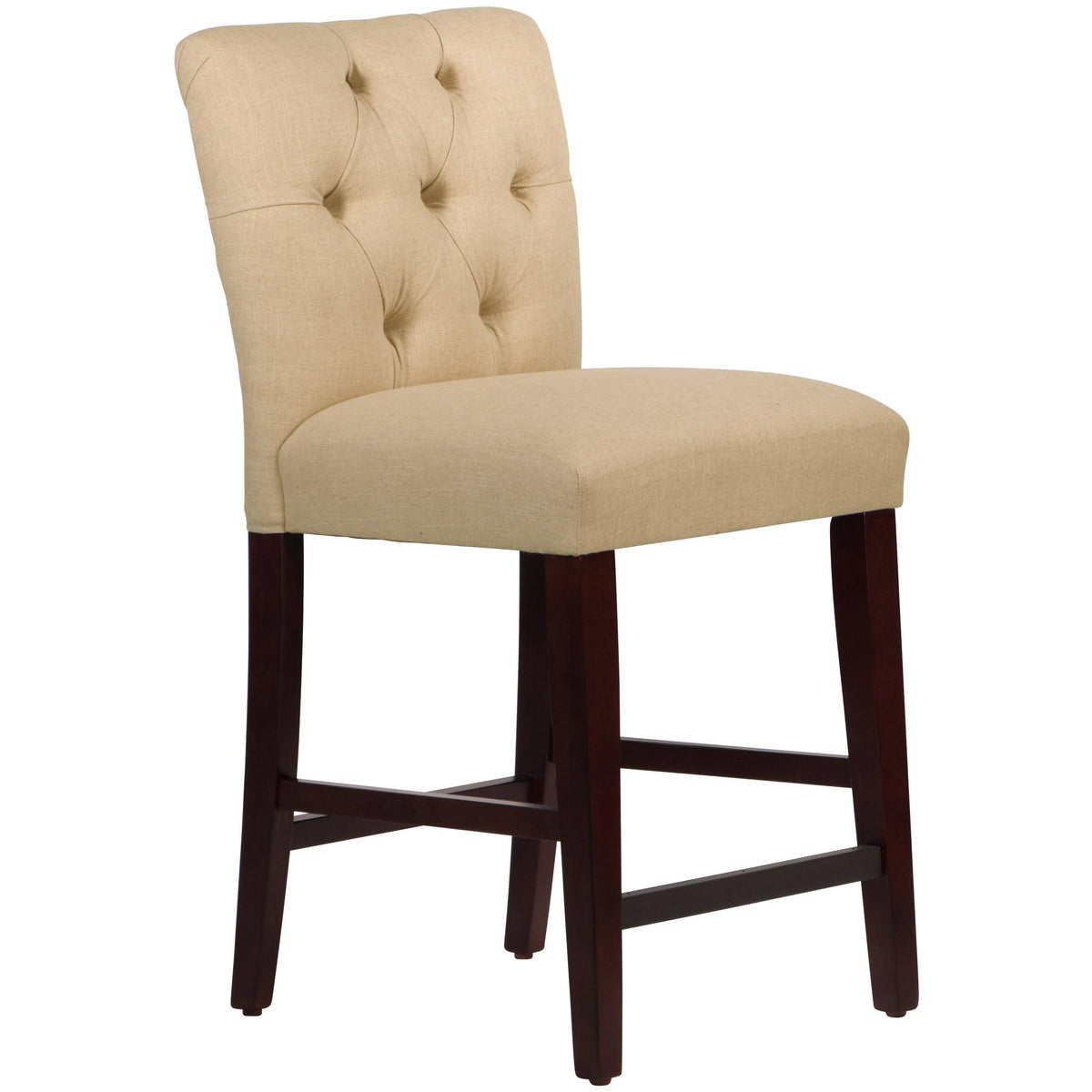 Tufted Counter Stool Linen Sandstone Y975