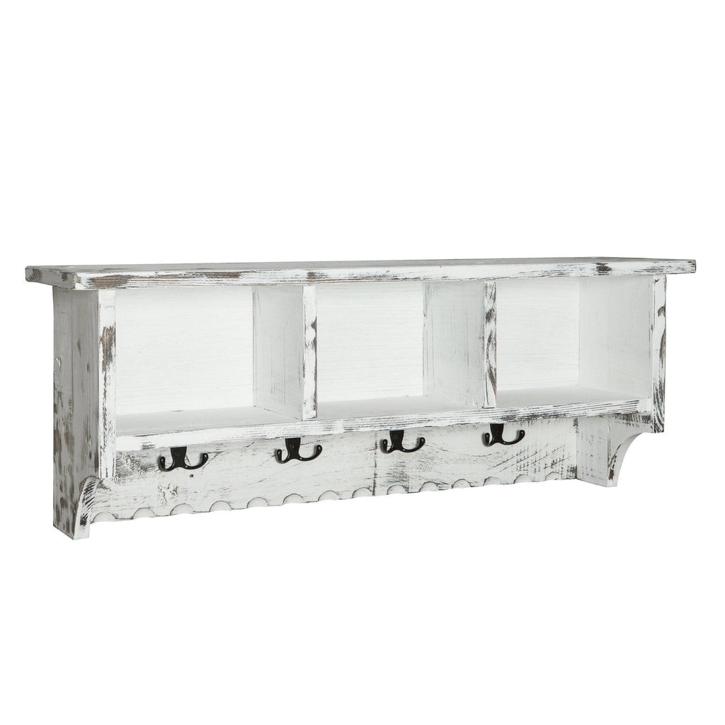 Blue Coat Hook with Storage Cubbies Y8705