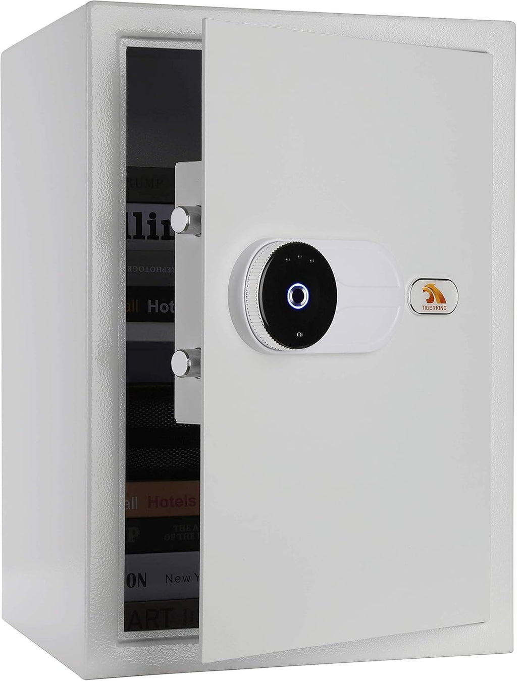 White Biometric Security Safe Box X44511