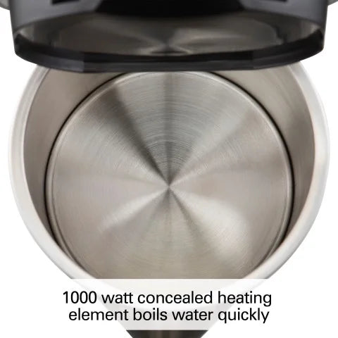 Stainless Steel and Black Electric Kettle L898