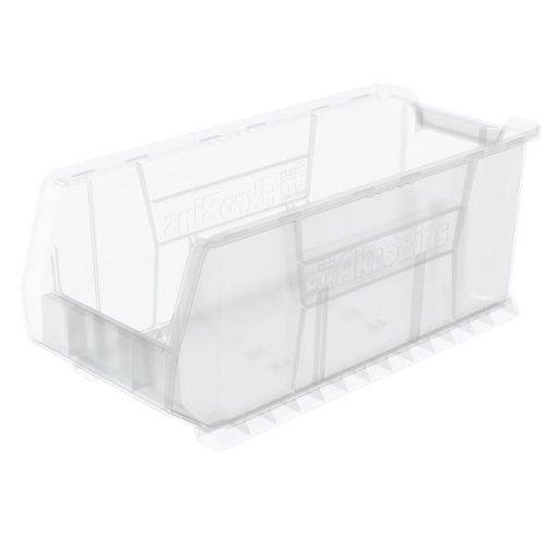 Grey Plastic Stacking Storage, Case of 4 P611