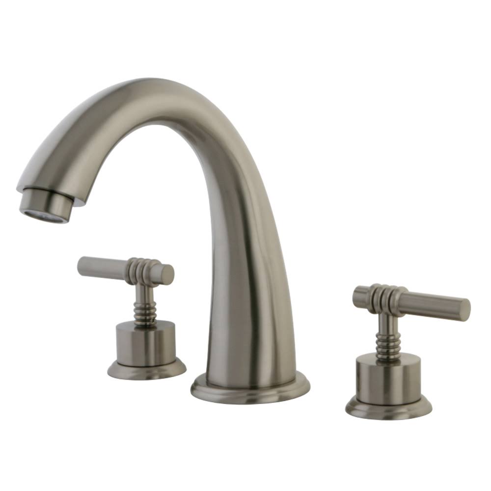 Satin Nickel Two-Handle Roman Tub Filler P61627