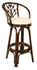 Swivel Rattan Counterstool in Antique Finish G7015