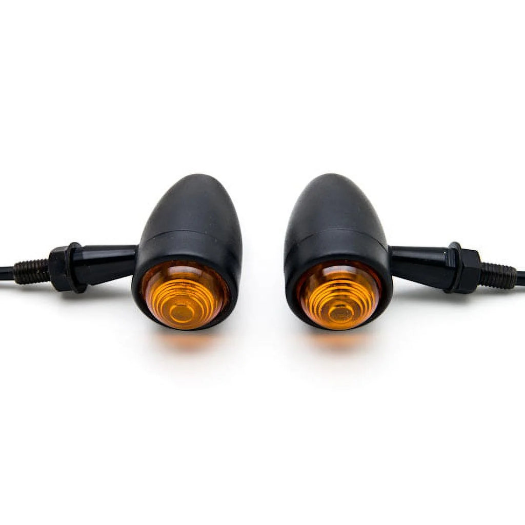 Black Amber Turn Signals Lights Z67499