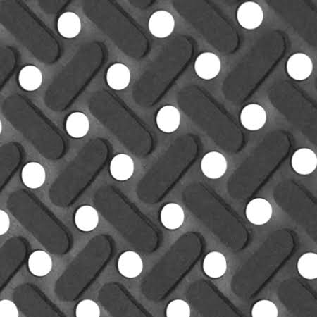 Black 34 in. x 8 ft. Nitrile Non-Slip Rubber Mat F3999