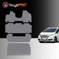 Gray Rubber All Weather Floor Mats for Honda Odyssey 8 Seater 2011-2017 C2618