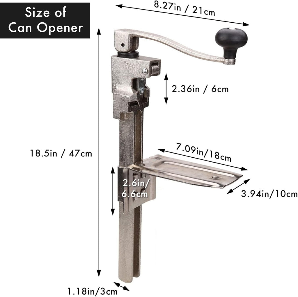 Commercial Manual Table Can Opener with Plated Steel Base Z67401