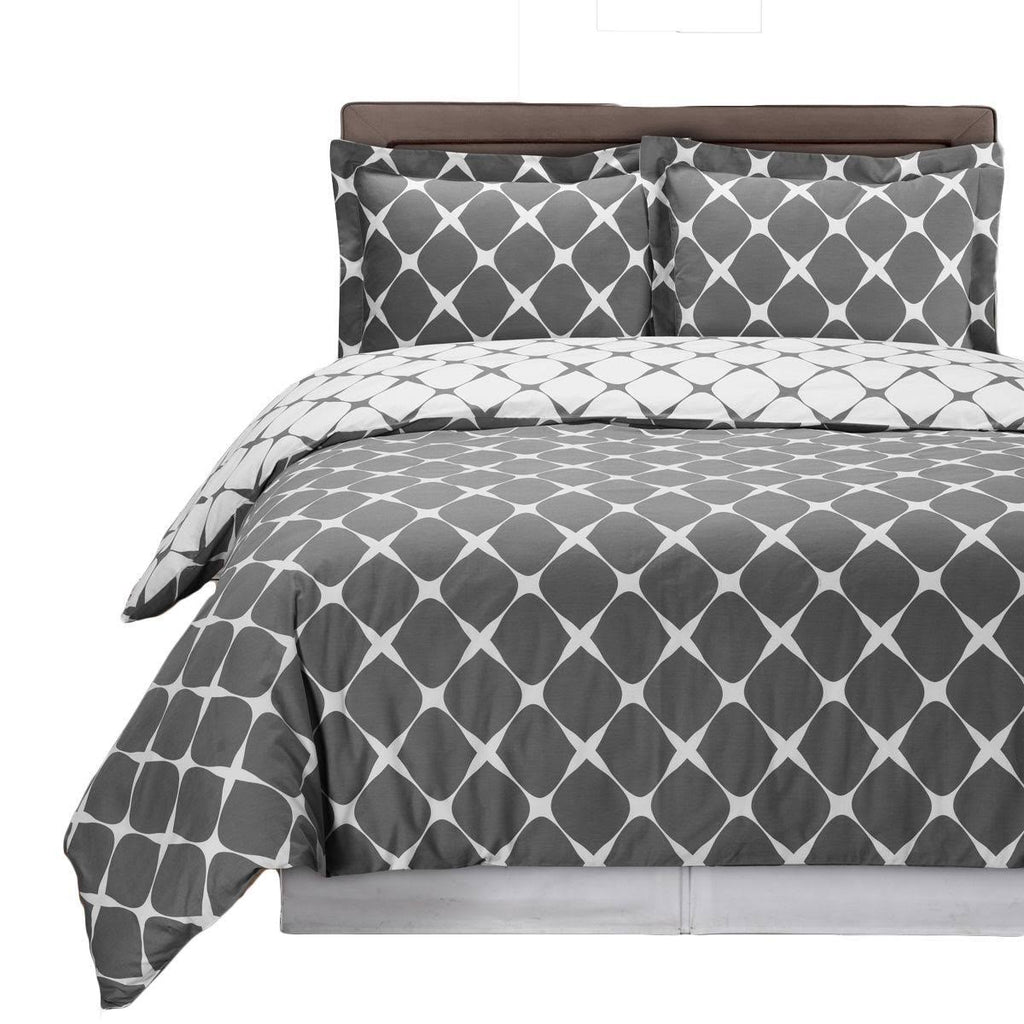 Gray Sateen 300 Thread Count California King Sheets I1713