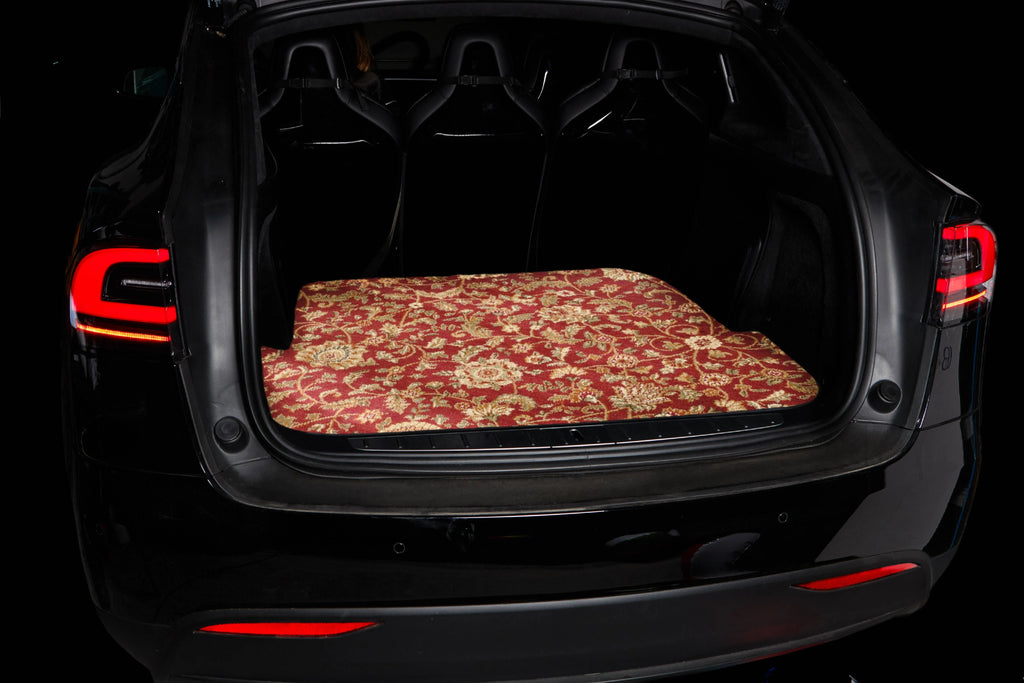 Red Oriental Car Mats I3304