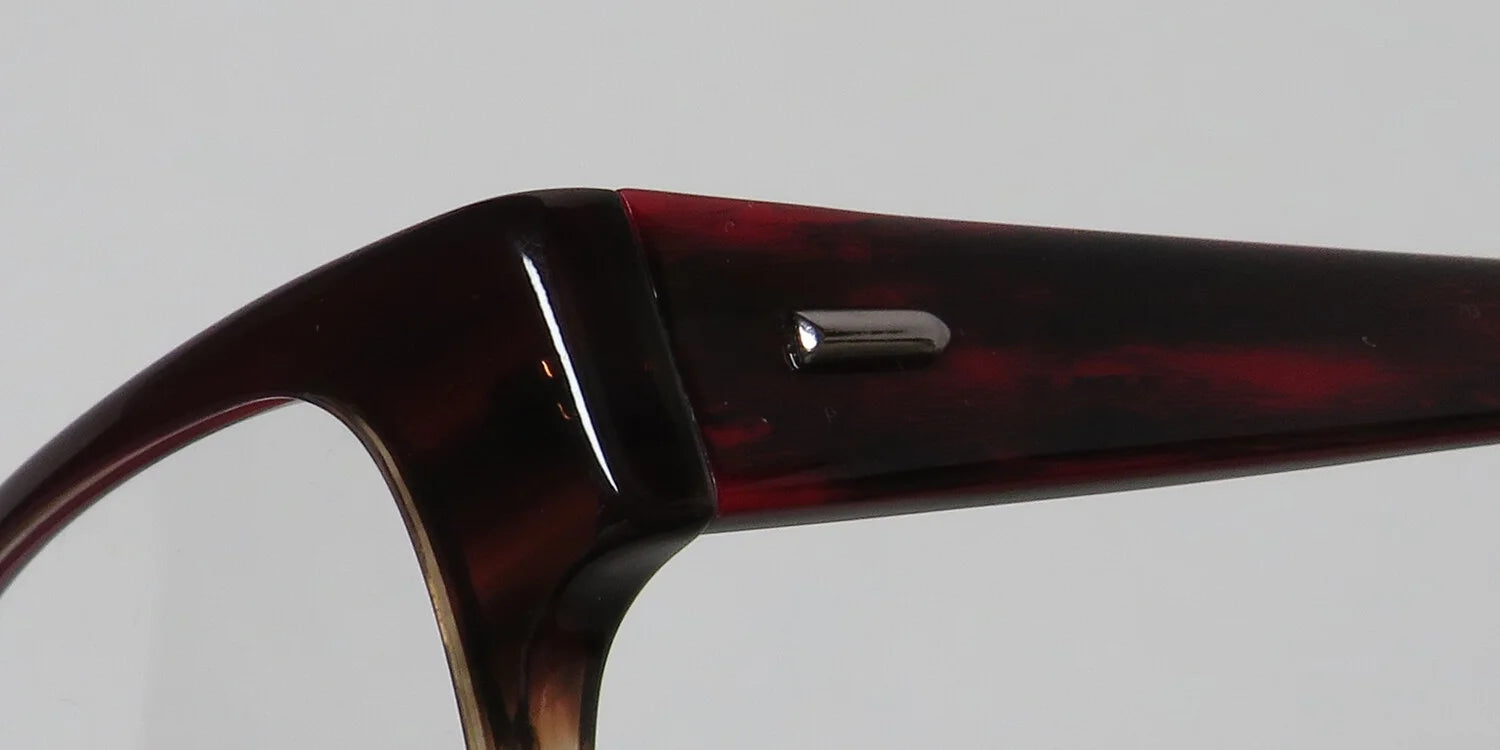 Burgundy Gradient Eyeglasses T8528